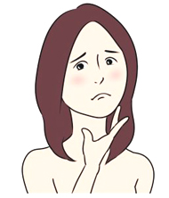 ニキビができる
